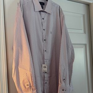 Alfani Monochrome Patterned Dress Shirt